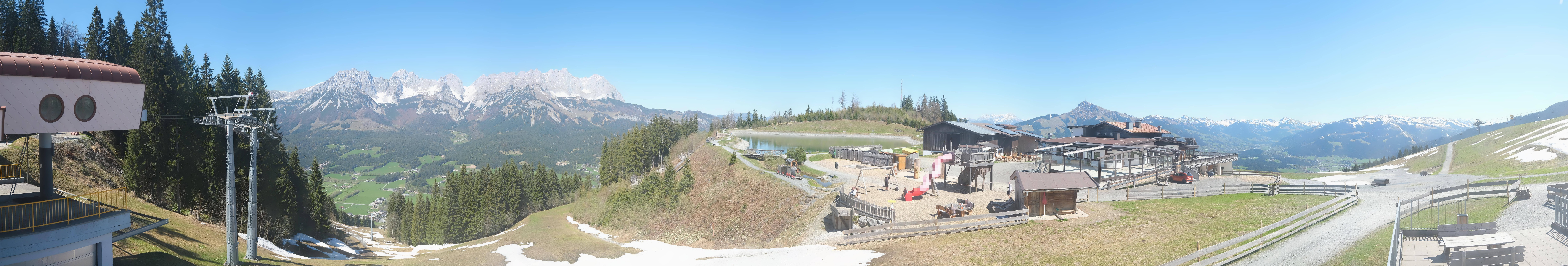 Archiv Foto Webcam Panoramasicht SkiWelt Wilder Kaiser: Astberg