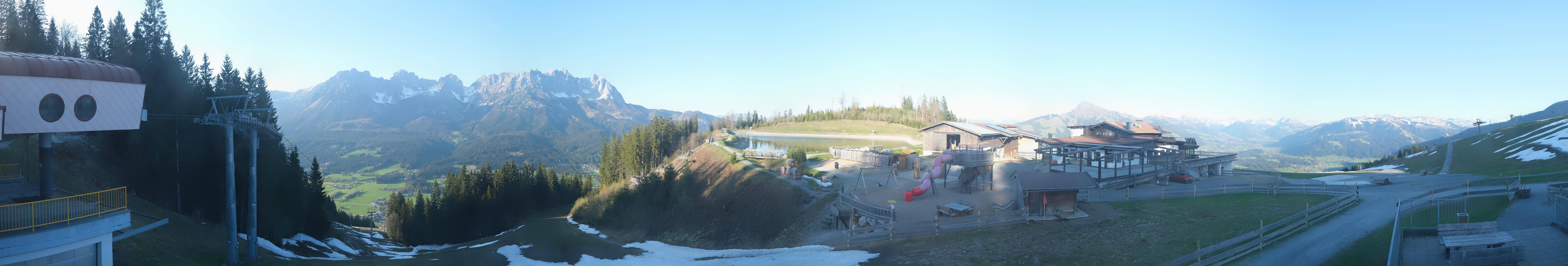 Archiv Foto Webcam Panoramasicht SkiWelt Wilder Kaiser: Astberg