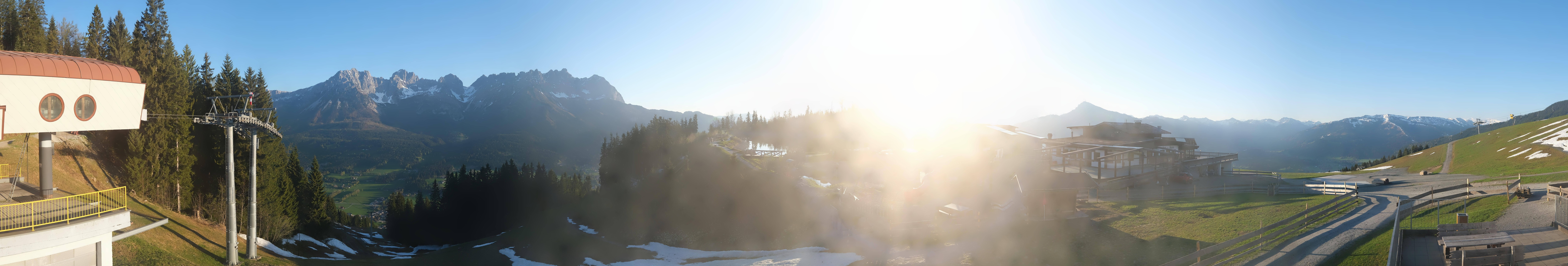 Archiv Foto Webcam Panoramasicht SkiWelt Wilder Kaiser: Astberg