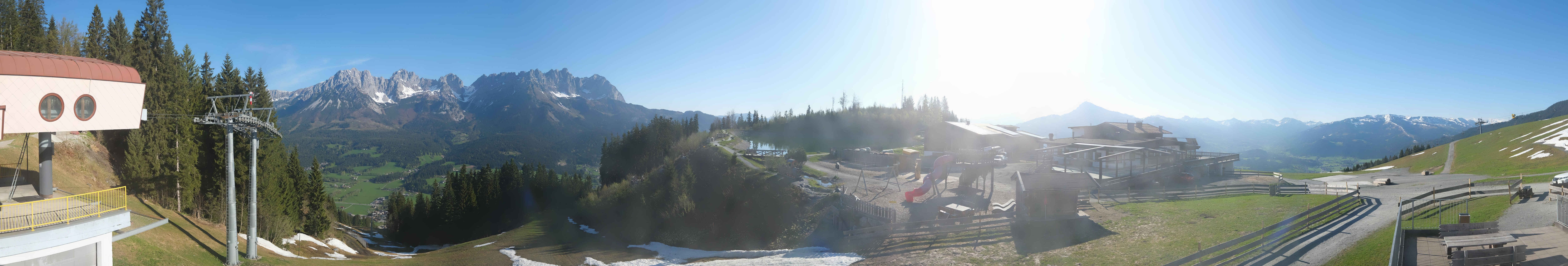 Archiv Foto Webcam Panoramasicht SkiWelt Wilder Kaiser: Astberg