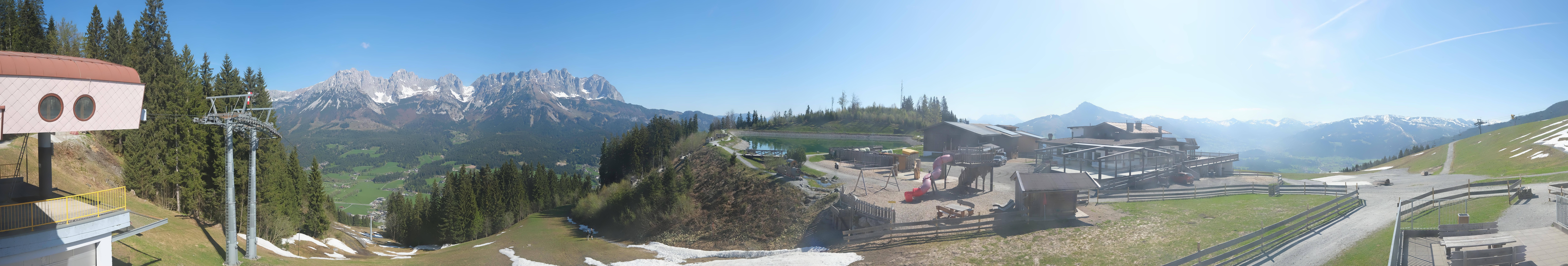 Archiv Foto Webcam Panoramasicht SkiWelt Wilder Kaiser: Astberg