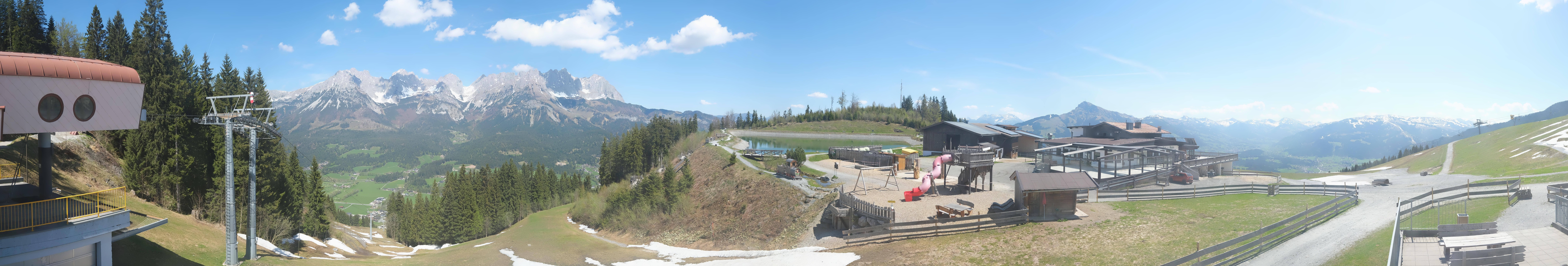 Archiv Foto Webcam Panoramasicht SkiWelt Wilder Kaiser: Astberg