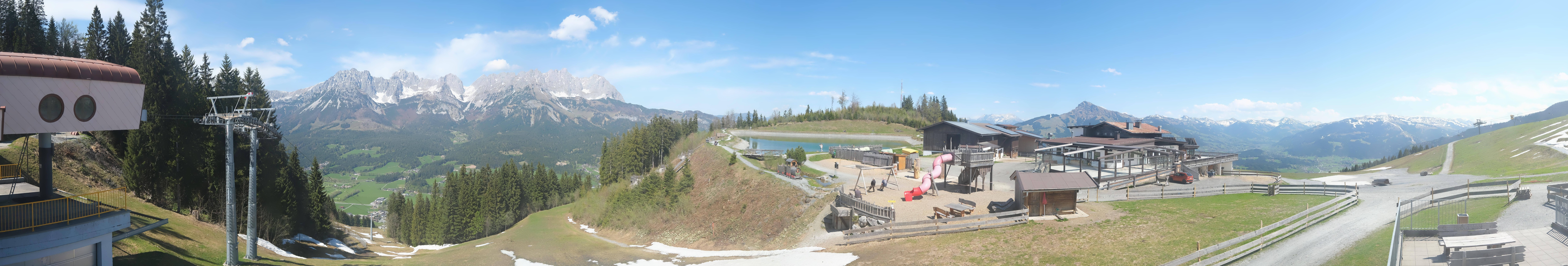 Archiv Foto Webcam Panoramasicht SkiWelt Wilder Kaiser: Astberg