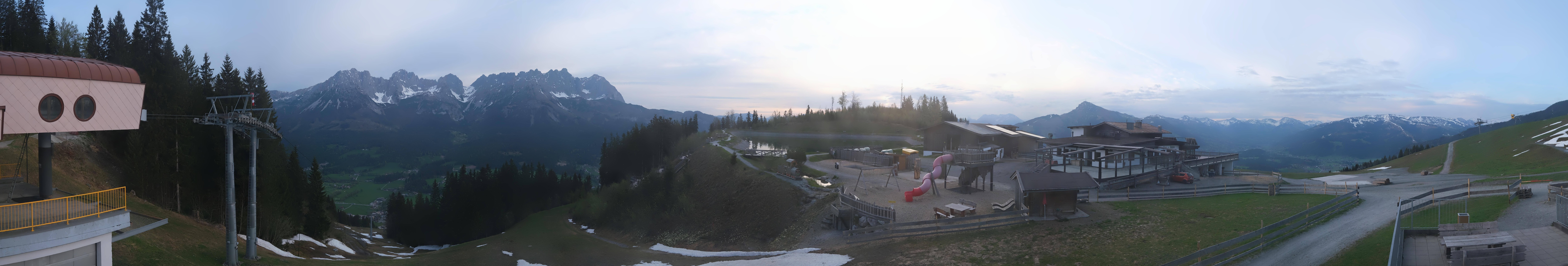 Archiv Foto Webcam Panoramasicht SkiWelt Wilder Kaiser: Astberg