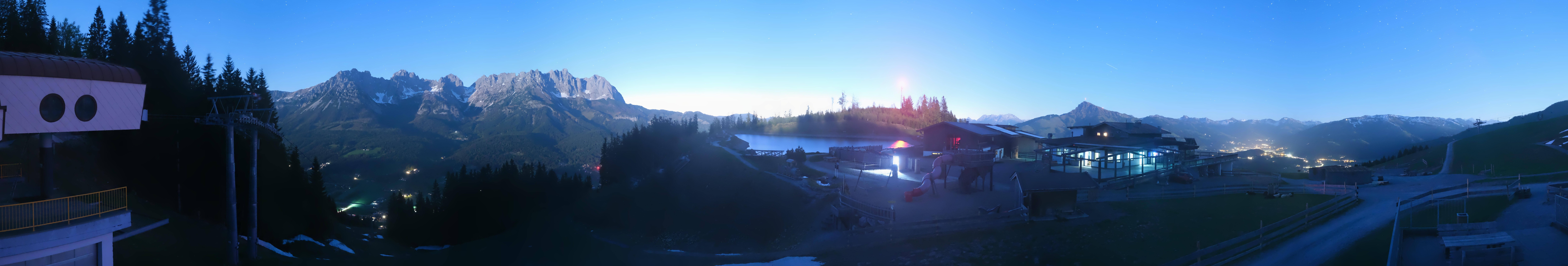 Archiv Foto Webcam Panoramasicht SkiWelt Wilder Kaiser: Astberg