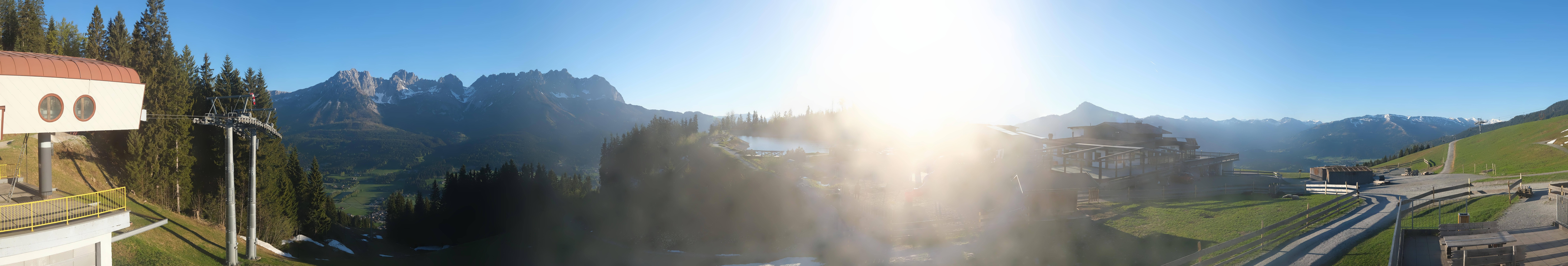 Archiv Foto Webcam Panoramasicht SkiWelt Wilder Kaiser: Astberg