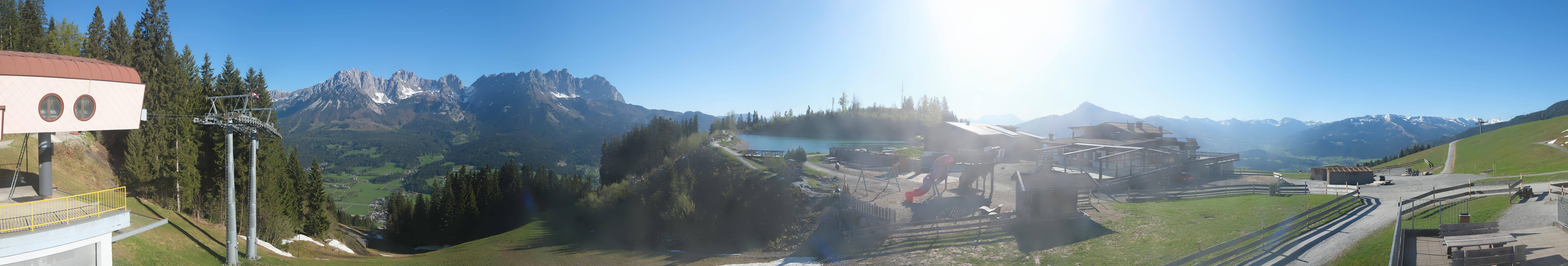 Archiv Foto Webcam Panoramasicht SkiWelt Wilder Kaiser: Astberg