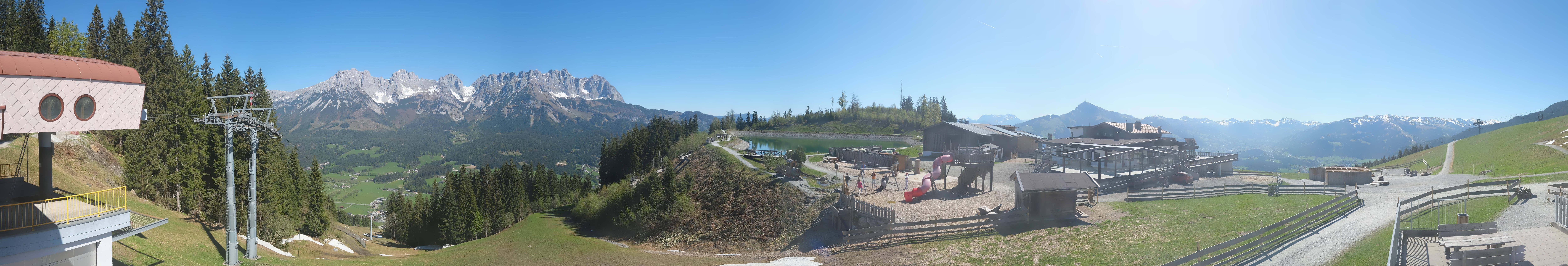 Archiv Foto Webcam Panoramasicht SkiWelt Wilder Kaiser: Astberg