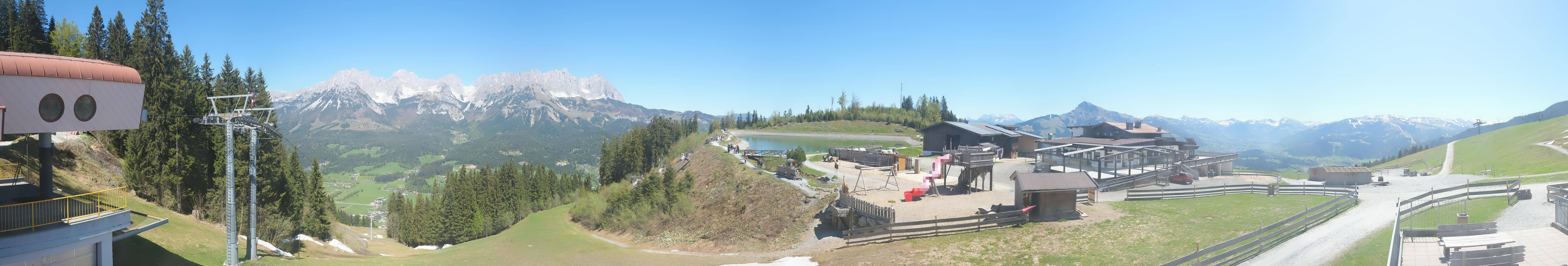 Archiv Foto Webcam Panoramasicht SkiWelt Wilder Kaiser: Astberg