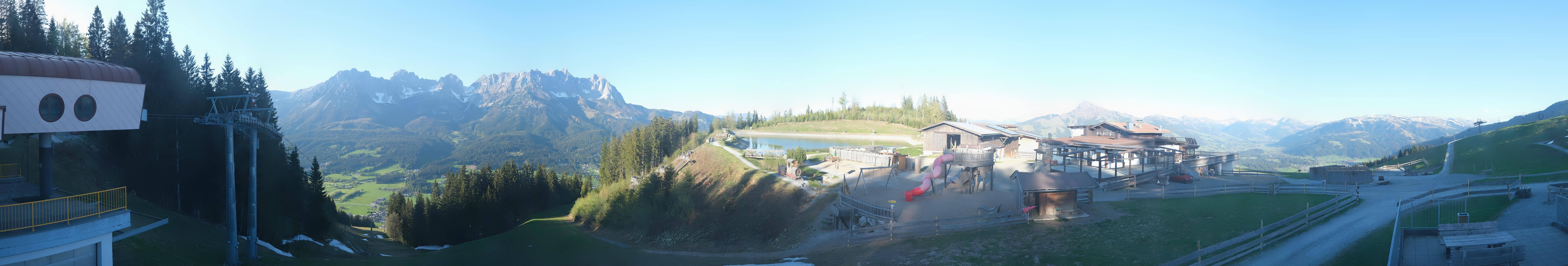 Archiv Foto Webcam Panoramasicht SkiWelt Wilder Kaiser: Astberg
