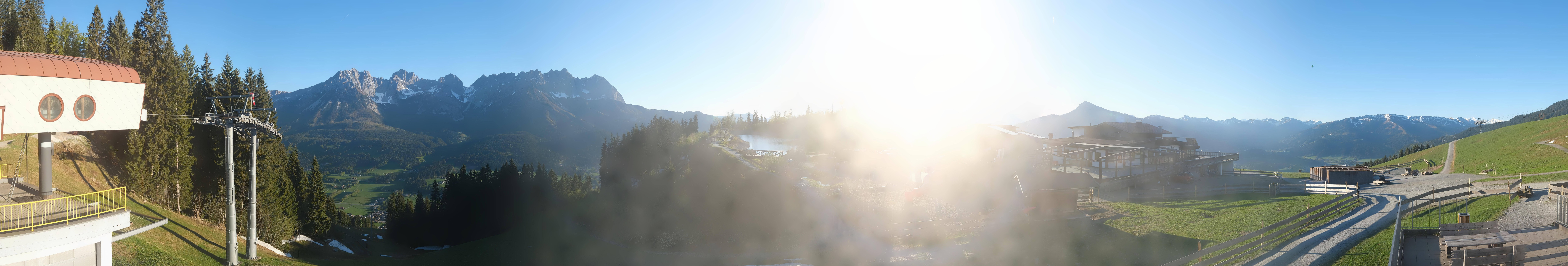 Archiv Foto Webcam Panoramasicht SkiWelt Wilder Kaiser: Astberg