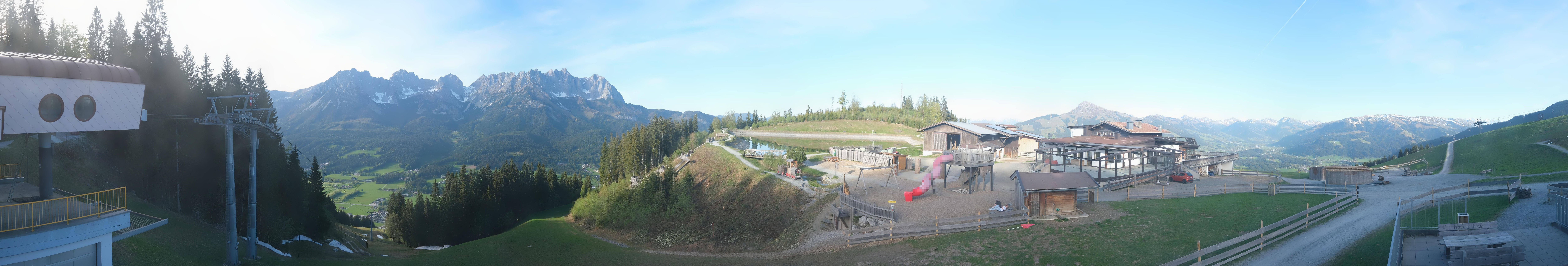 Archiv Foto Webcam Panoramasicht SkiWelt Wilder Kaiser: Astberg