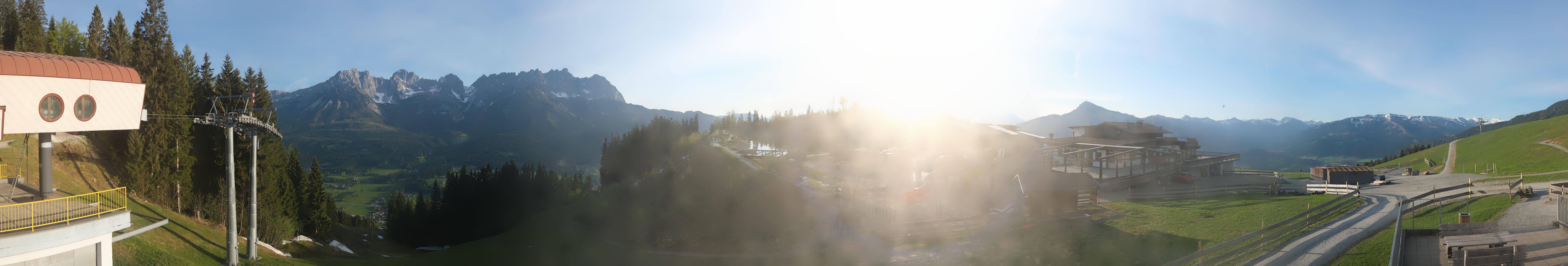 Archived image Webcam View of the Astberg in SkiWelt Wilder Kaiser