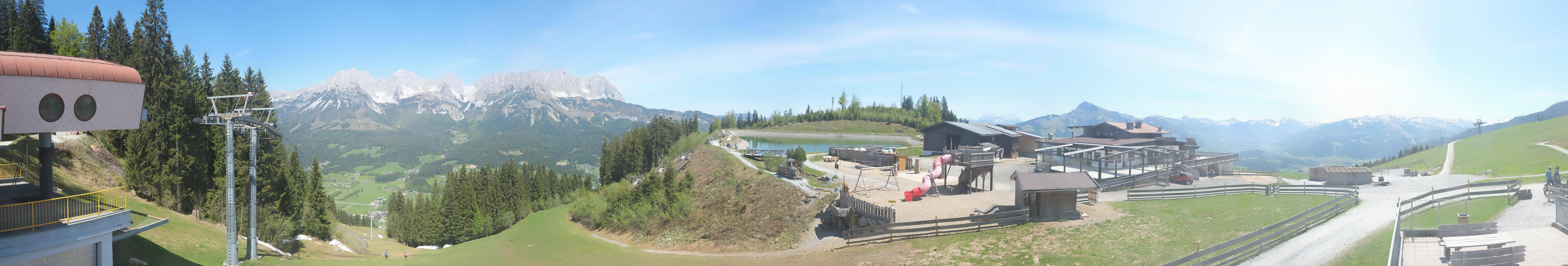 Archiv Foto Webcam Panoramasicht SkiWelt Wilder Kaiser: Astberg