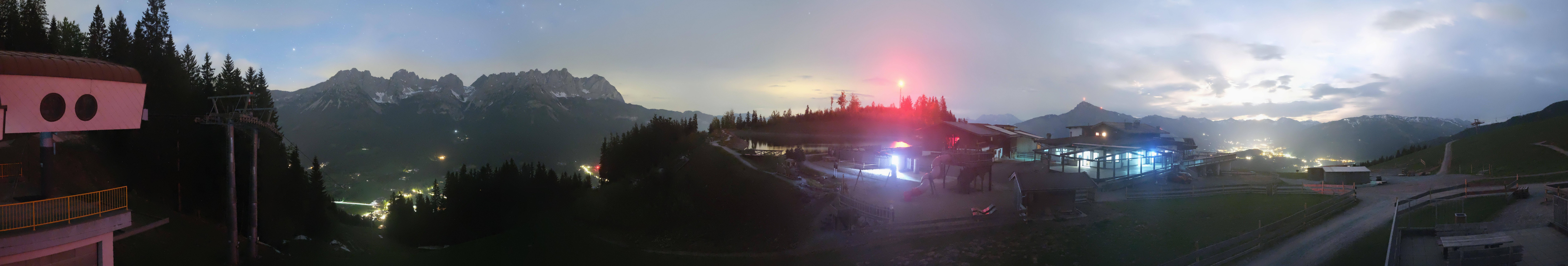 Archiv Foto Webcam Panoramasicht SkiWelt Wilder Kaiser: Astberg