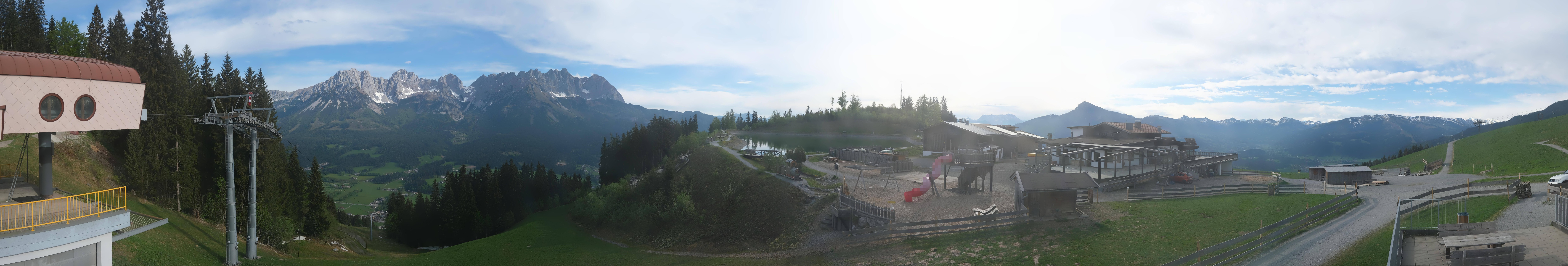 Archived image Webcam View of the Astberg in SkiWelt Wilder Kaiser
