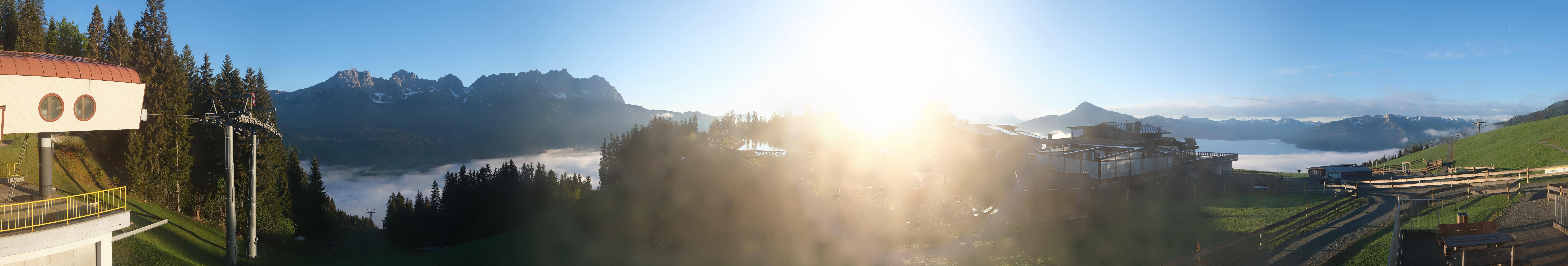 Archiv Foto Webcam Panoramasicht SkiWelt Wilder Kaiser: Astberg