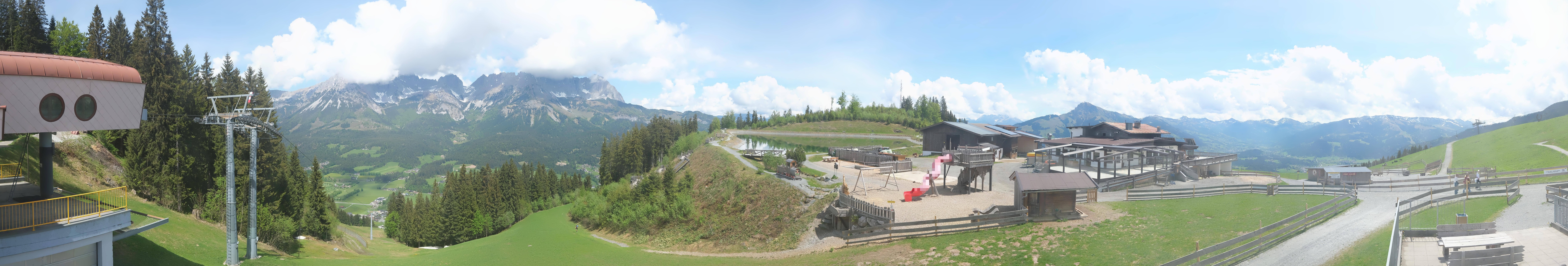 Archiv Foto Webcam Panoramasicht SkiWelt Wilder Kaiser: Astberg