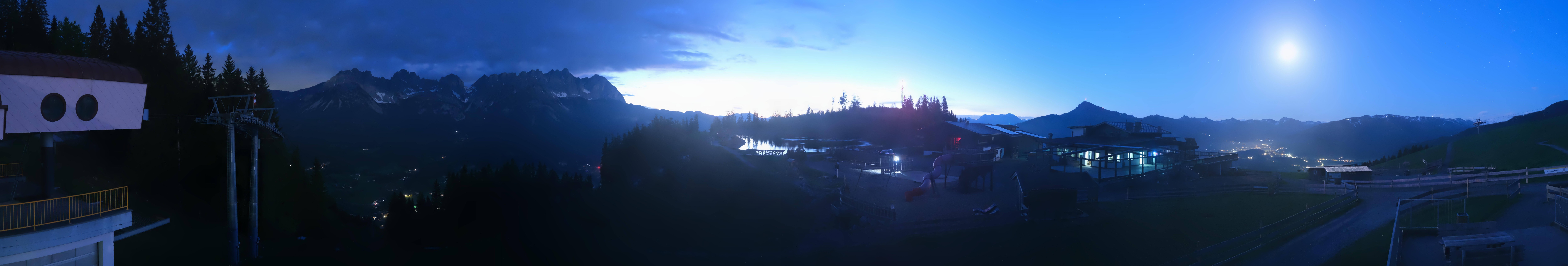 Archiv Foto Webcam Panoramasicht SkiWelt Wilder Kaiser: Astberg