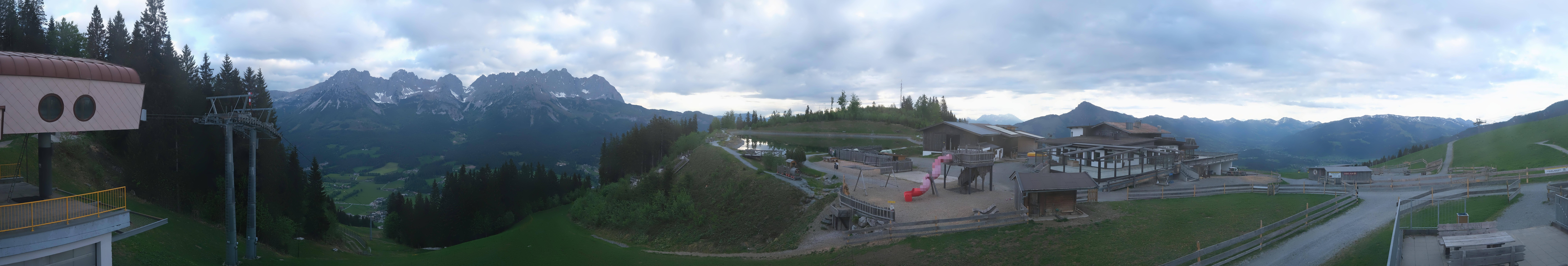 Archived image Webcam View of the Astberg in SkiWelt Wilder Kaiser