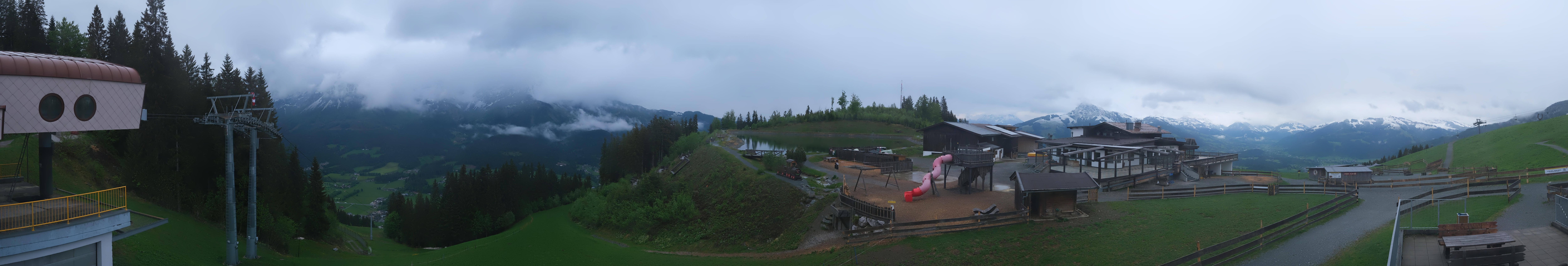 Archiv Foto Webcam Panoramasicht SkiWelt Wilder Kaiser: Astberg