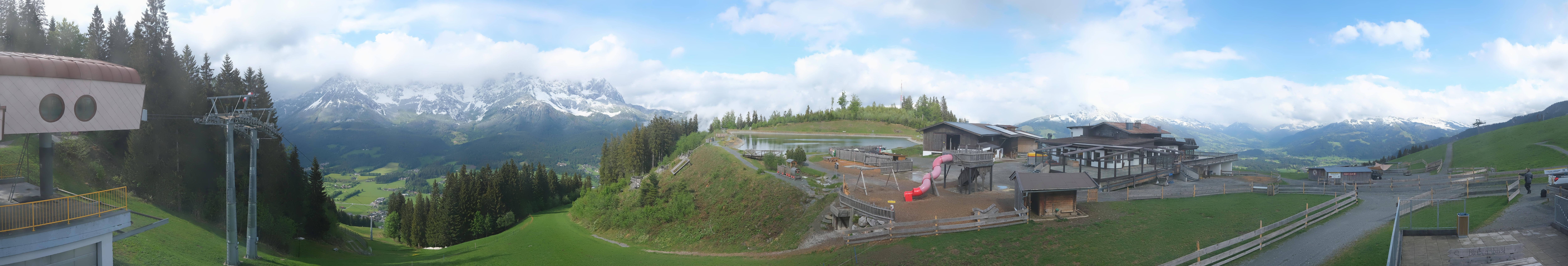 Archiv Foto Webcam Panoramasicht SkiWelt Wilder Kaiser: Astberg