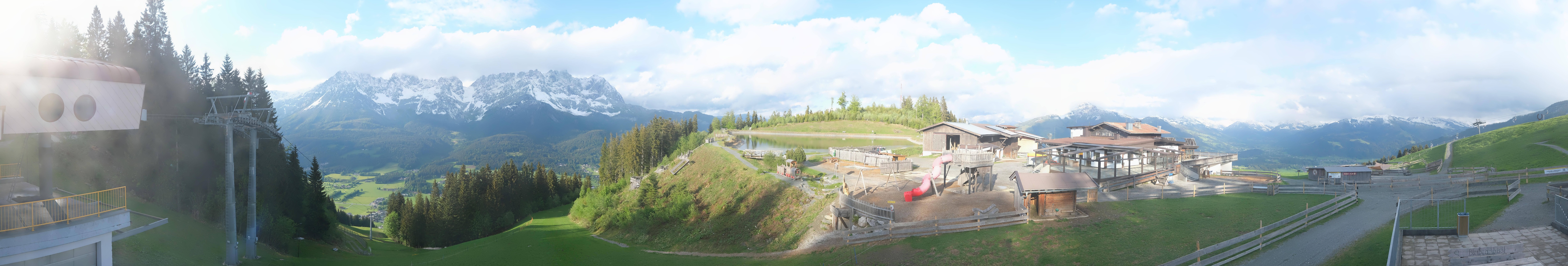 Archiv Foto Webcam Panoramasicht SkiWelt Wilder Kaiser: Astberg