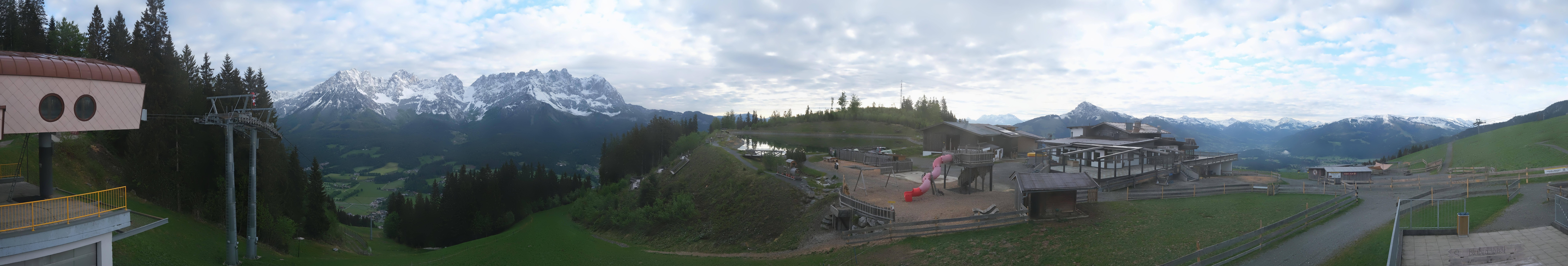 Archiv Foto Webcam Panoramasicht SkiWelt Wilder Kaiser: Astberg