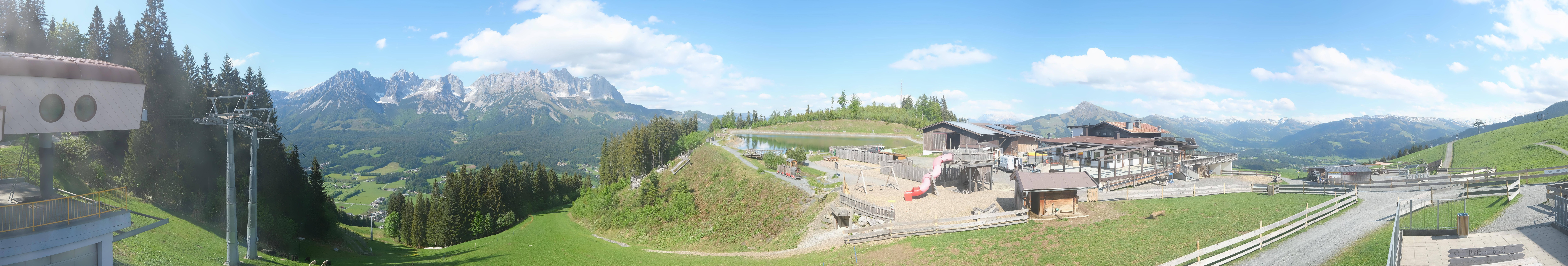 Archiv Foto Webcam Panoramasicht SkiWelt Wilder Kaiser: Astberg