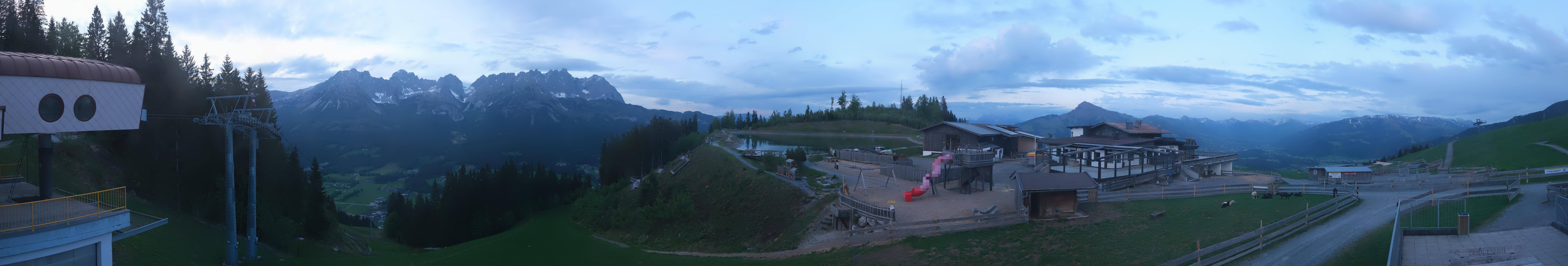 Archiv Foto Webcam Panoramasicht SkiWelt Wilder Kaiser: Astberg