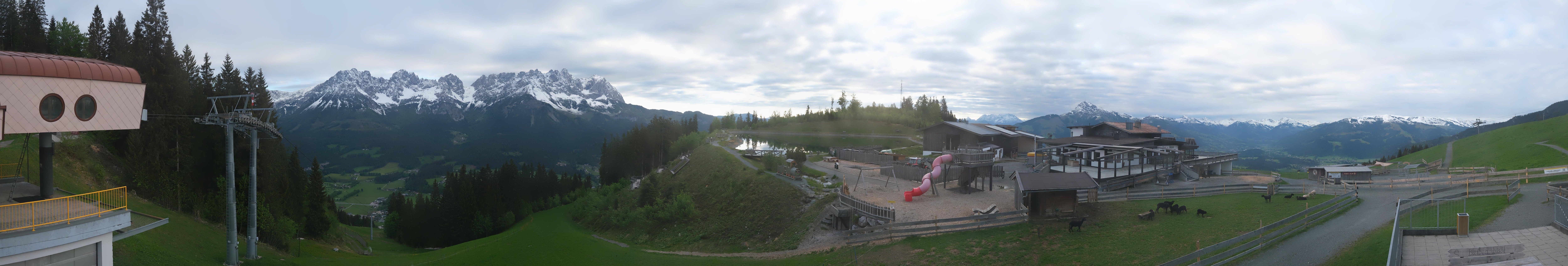 Archiv Foto Webcam Panoramasicht SkiWelt Wilder Kaiser: Astberg