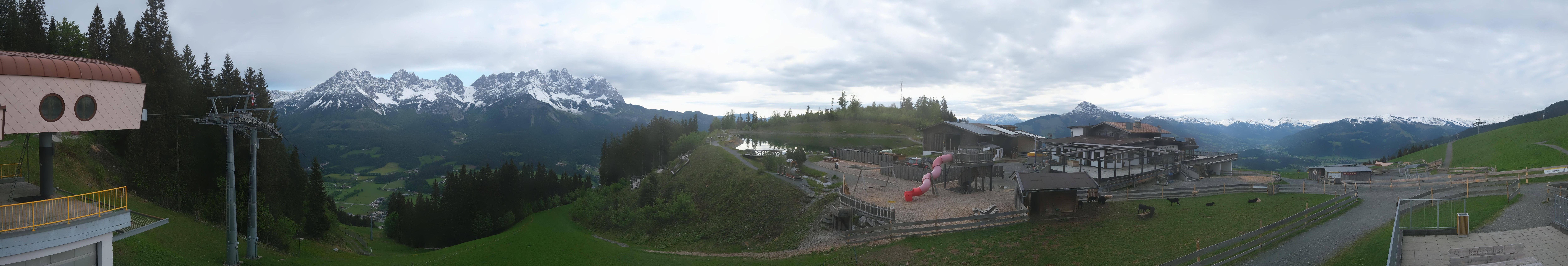 Archiv Foto Webcam Panoramasicht SkiWelt Wilder Kaiser: Astberg