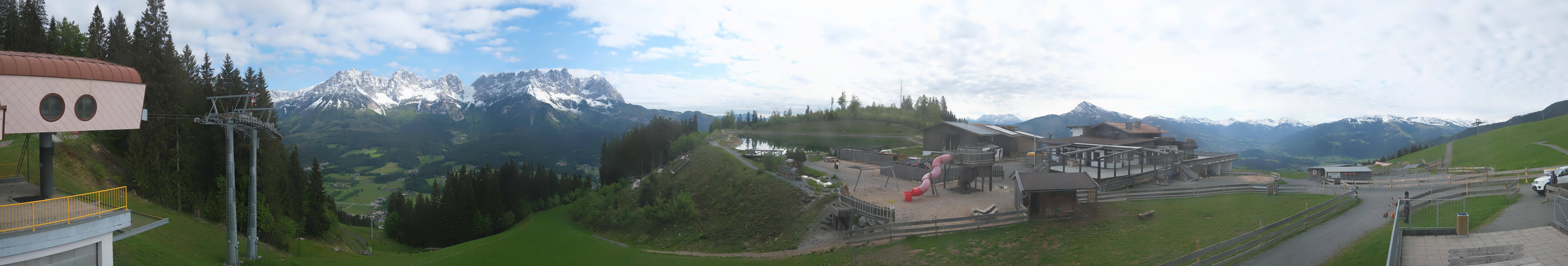 Archiv Foto Webcam Panoramasicht SkiWelt Wilder Kaiser: Astberg