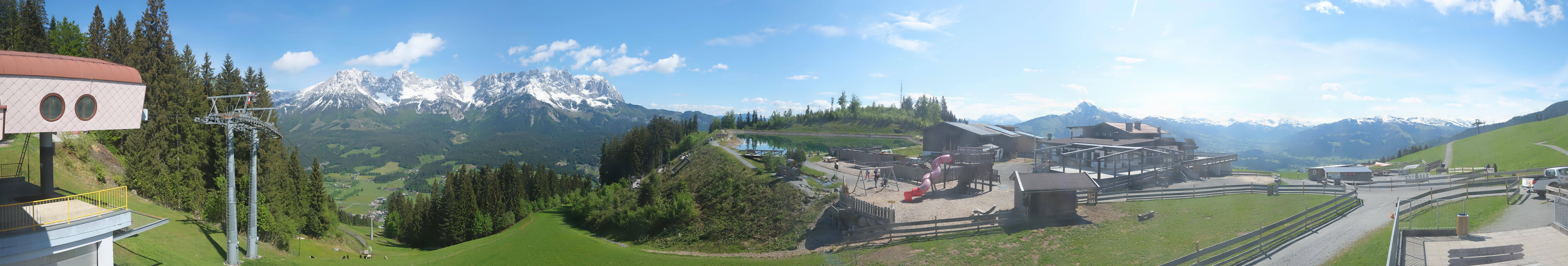 Archiv Foto Webcam Panoramasicht SkiWelt Wilder Kaiser: Astberg