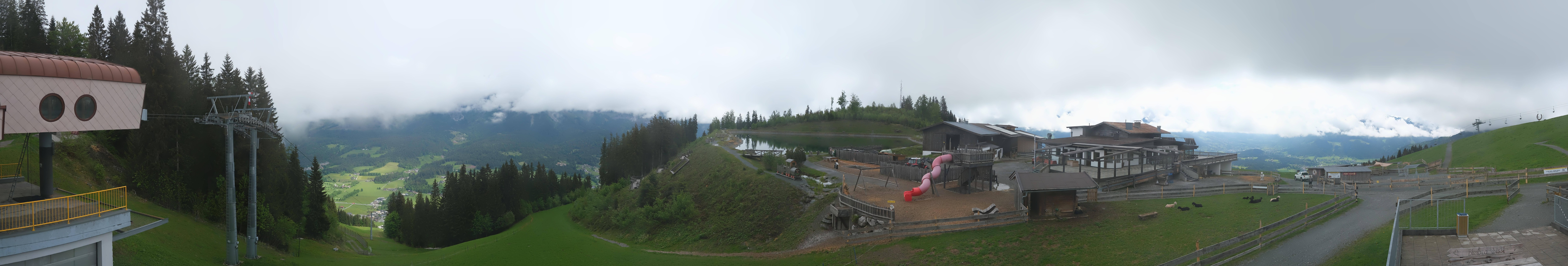 Archiv Foto Webcam Panoramasicht SkiWelt Wilder Kaiser: Astberg