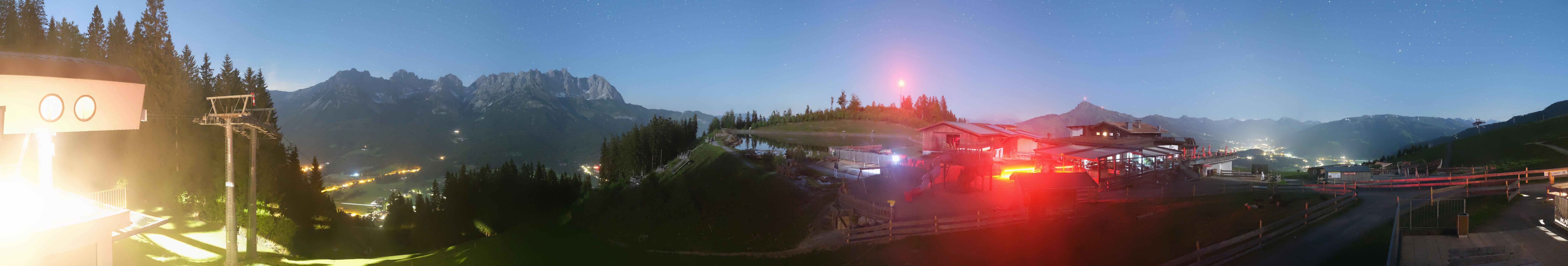 Archiv Foto Webcam Panoramasicht SkiWelt Wilder Kaiser: Astberg
