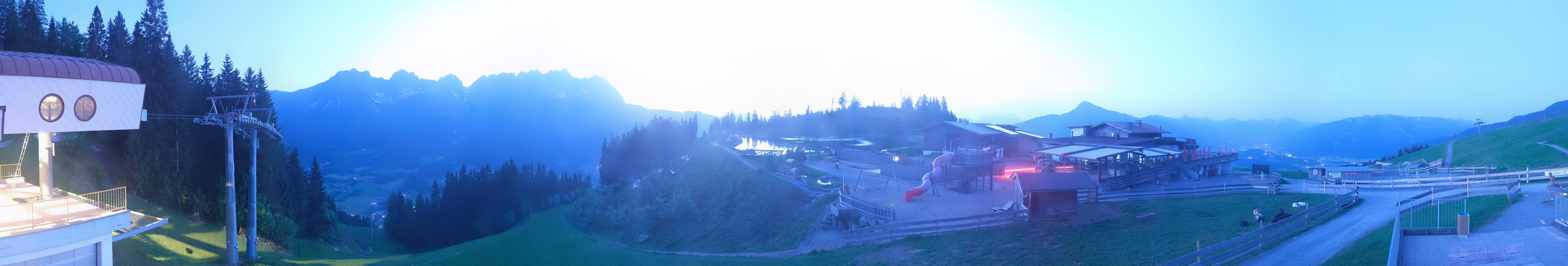Archiv Foto Webcam Panoramasicht SkiWelt Wilder Kaiser: Astberg