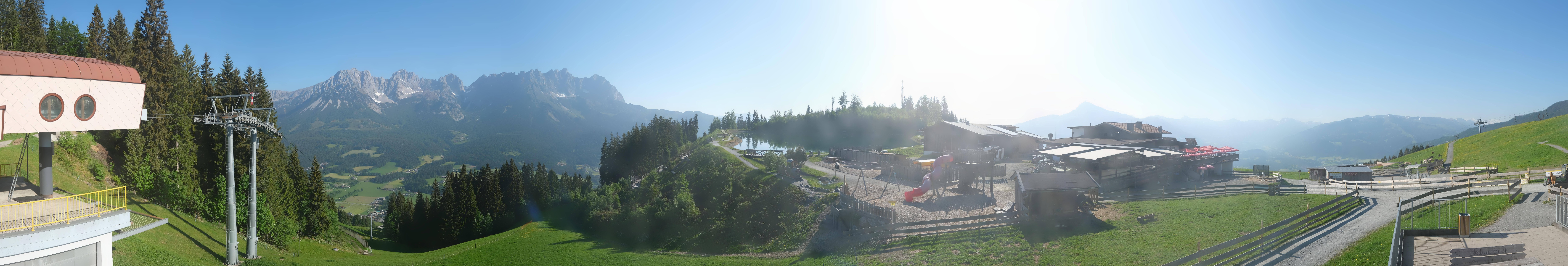 Archiv Foto Webcam Panoramasicht SkiWelt Wilder Kaiser: Astberg