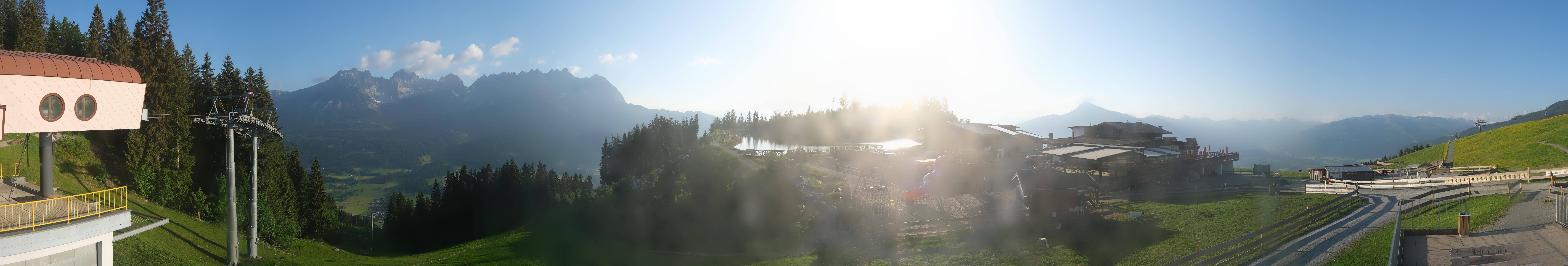 Archived image Webcam View of the Astberg in SkiWelt Wilder Kaiser