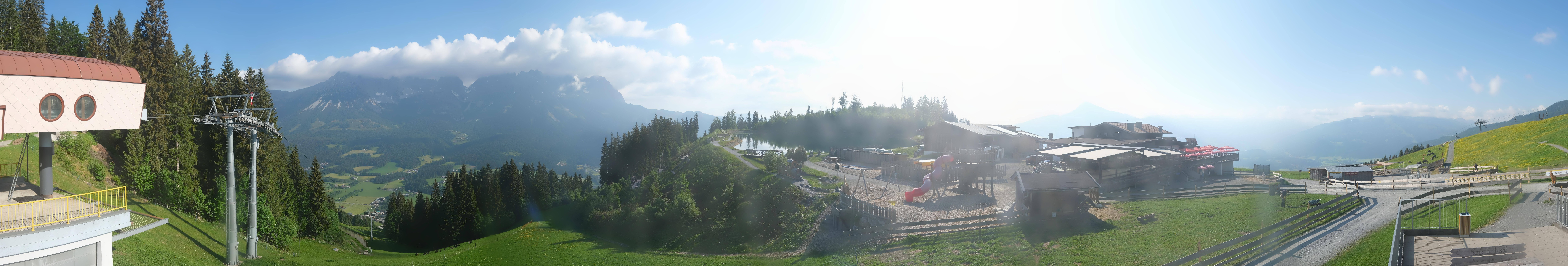 Archived image Webcam View of the Astberg in SkiWelt Wilder Kaiser
