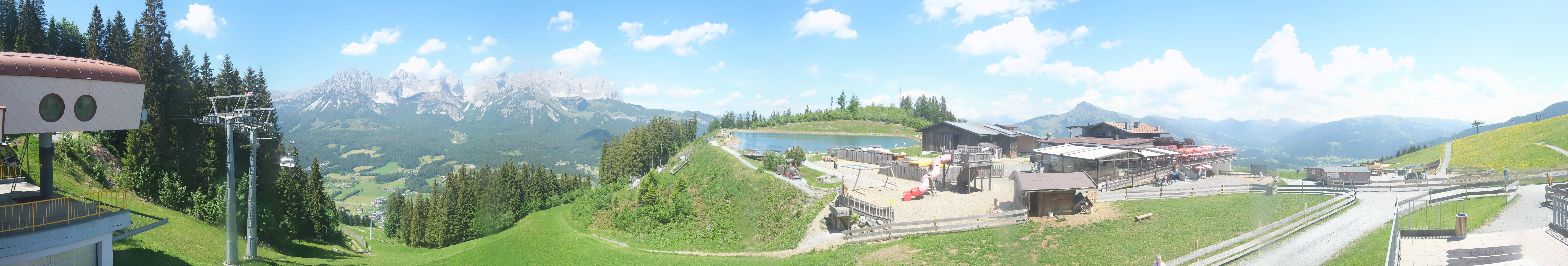 Archiv Foto Webcam Panoramasicht SkiWelt Wilder Kaiser: Astberg