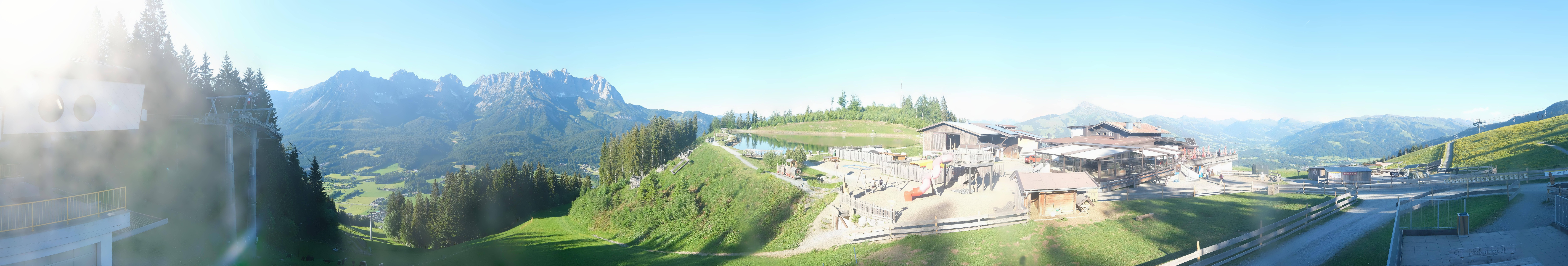Archiv Foto Webcam Panoramasicht SkiWelt Wilder Kaiser: Astberg