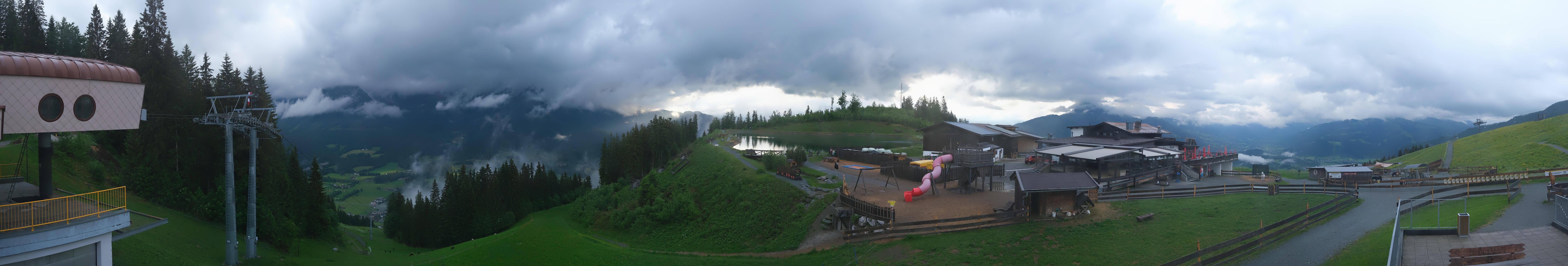 Archiv Foto Webcam Panoramasicht SkiWelt Wilder Kaiser: Astberg