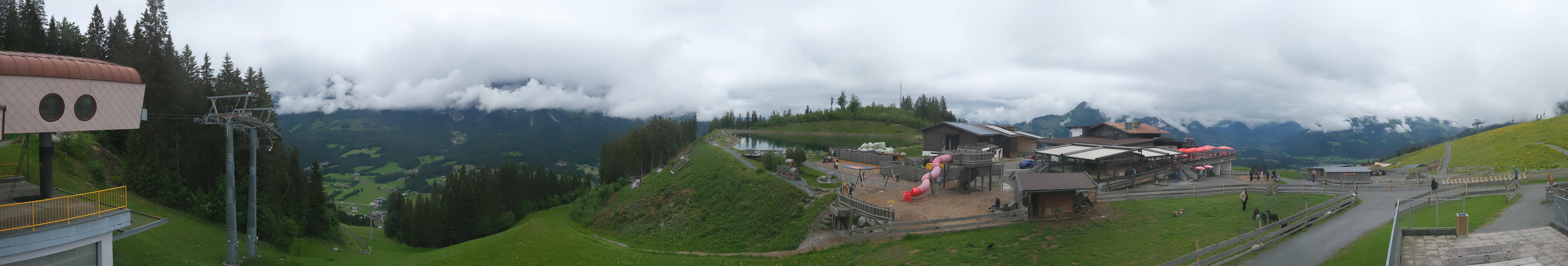 Archiv Foto Webcam Panoramasicht SkiWelt Wilder Kaiser: Astberg