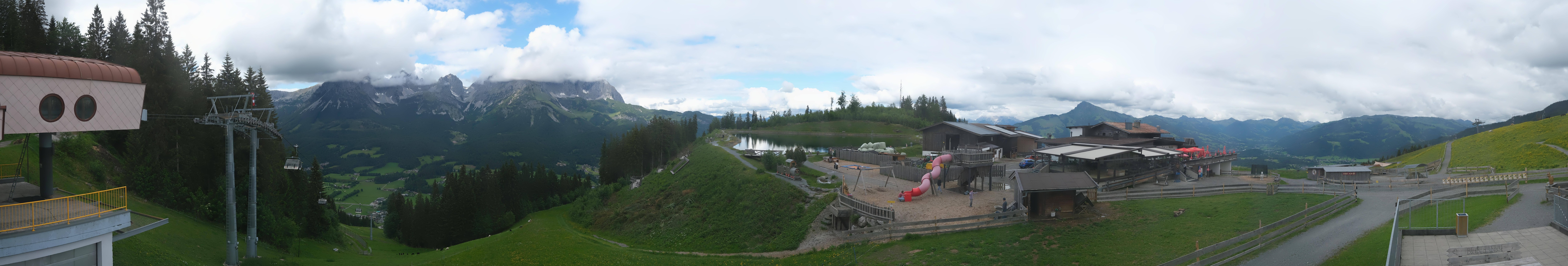 Archiv Foto Webcam Panoramasicht SkiWelt Wilder Kaiser: Astberg