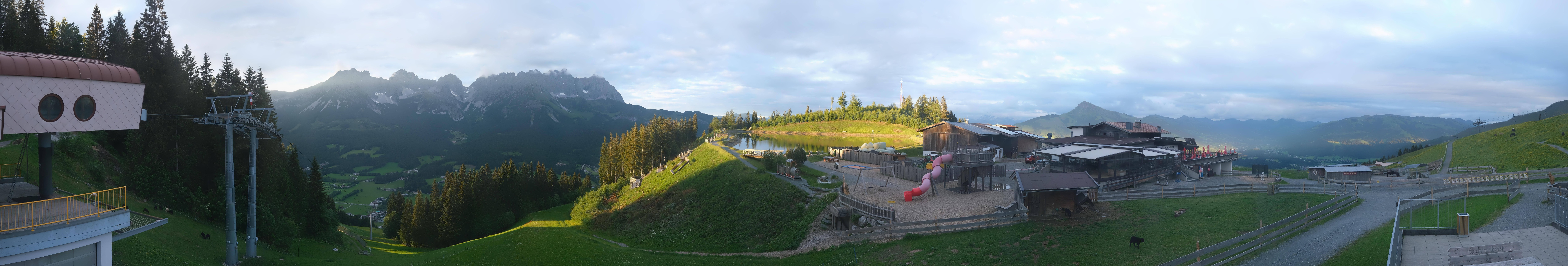 Archiv Foto Webcam Panoramasicht SkiWelt Wilder Kaiser: Astberg