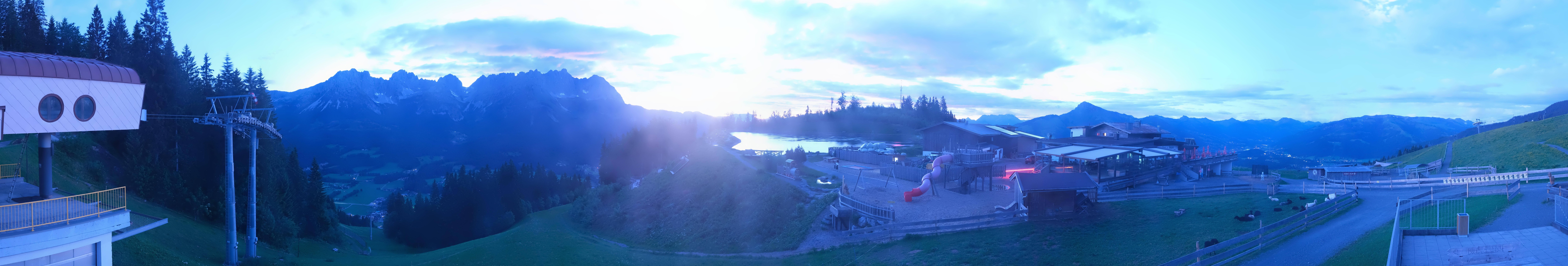 Archived image Webcam View of the Astberg in SkiWelt Wilder Kaiser