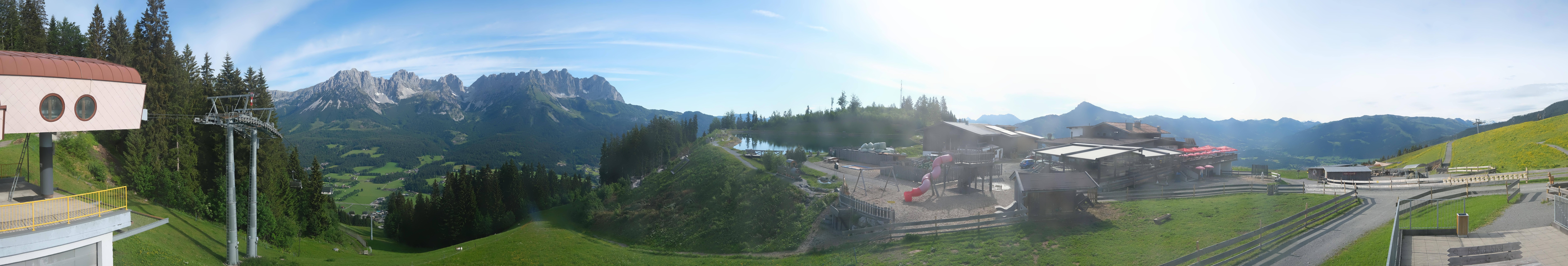 Archived image Webcam View of the Astberg in SkiWelt Wilder Kaiser