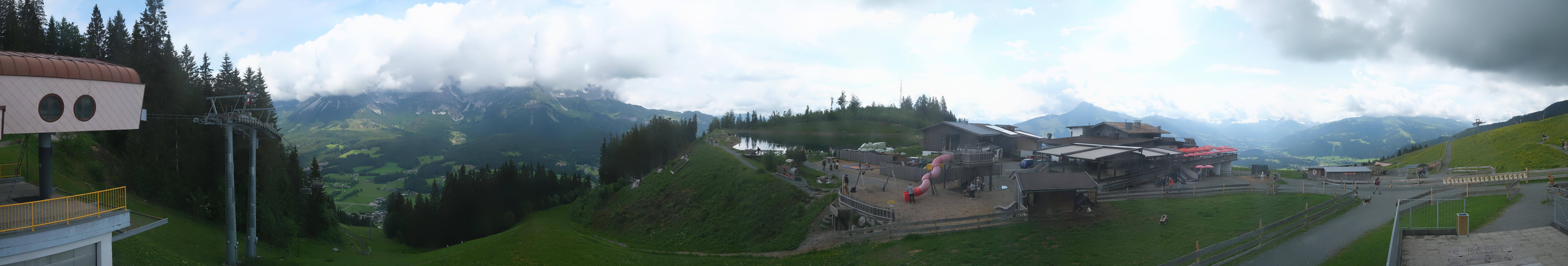 Archiv Foto Webcam Panoramasicht SkiWelt Wilder Kaiser: Astberg