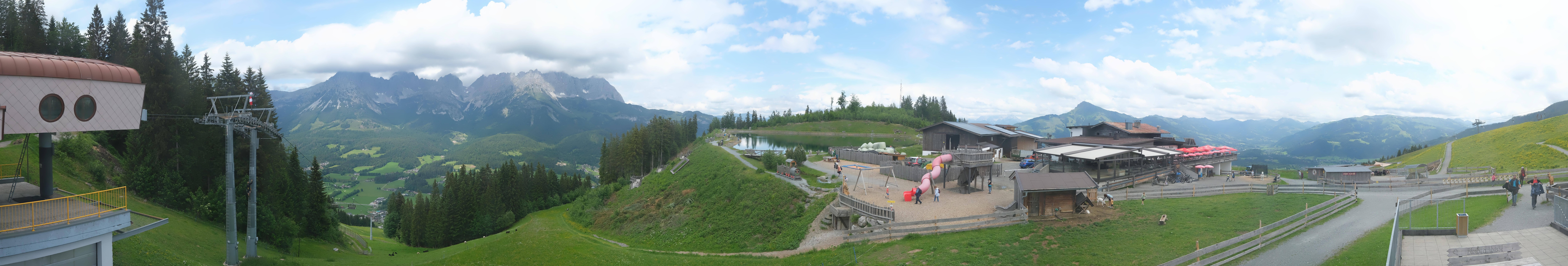 Archiv Foto Webcam Panoramasicht SkiWelt Wilder Kaiser: Astberg